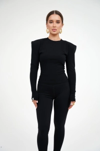 BLUZKA DAMSKA BG BOLD | CZARNY