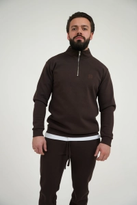 BLUZA MĘSKA BG EDGE | GORZKA CZEKOLADA