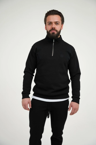 BLUZA MĘSKA BG EDGE | CZARNY