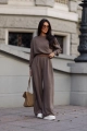 Dres damski oversize bawełniany Me Gusta cappuccino