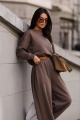 Dres damski oversize bawełniany Me Gusta cappuccino