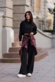 Dres damski oversize bawełniany Me Gusta czarny
