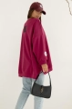 Bluza z muchą Me Gusta burgund