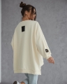 Bluza z muchą Me Gusta ecru