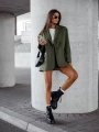 Marynarka damska casual Me Gusta khaki