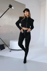 KURTKA DAMSKA BG HELL | CZARNY