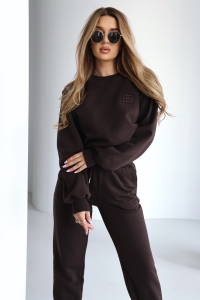 BLUZA DAMSKA BG BASIC | GORZKA CZEKOLADA