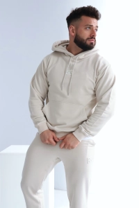 BLUZA MĘSKA BG KANGOO | JASNY BEŻ